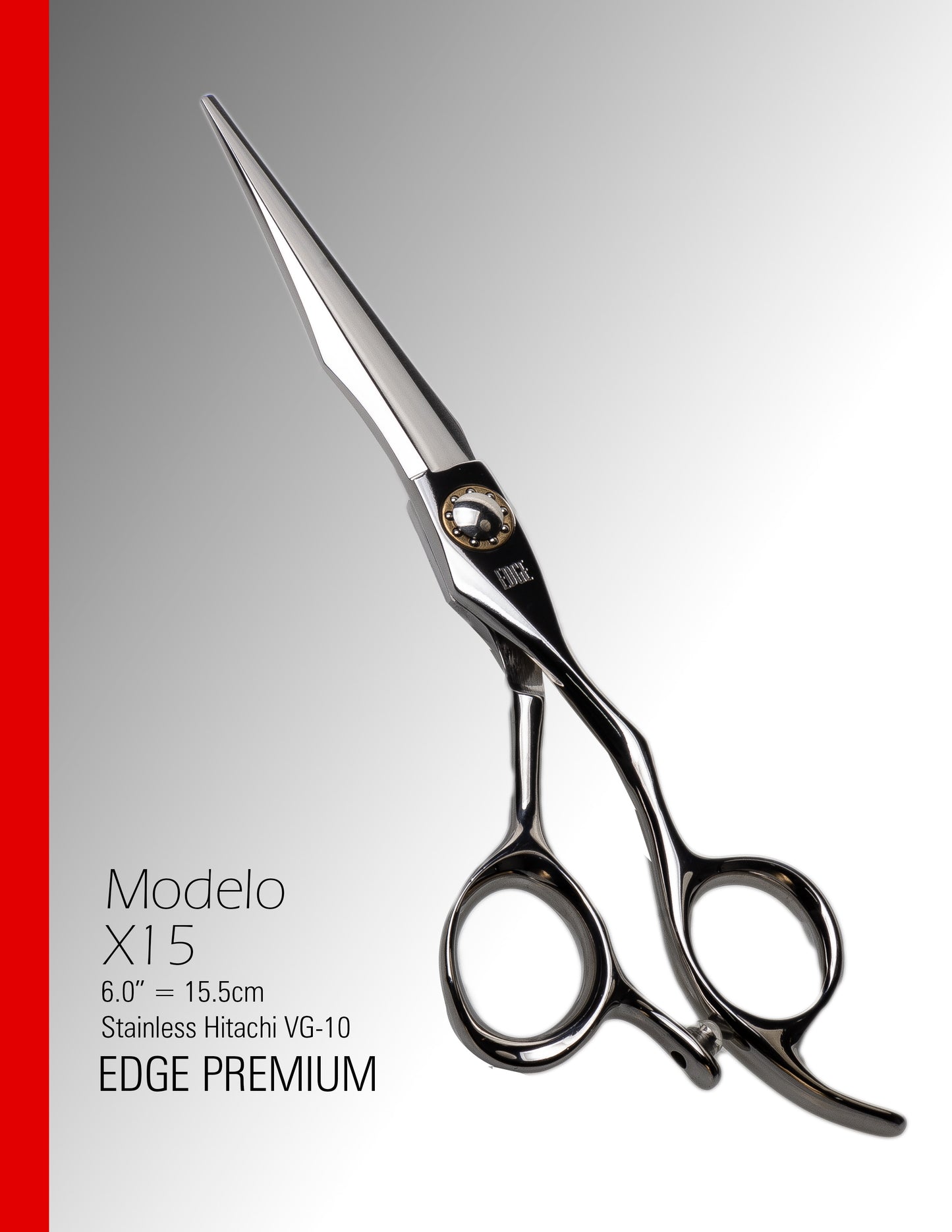 Tijera de Corte X15 Edge Premium de 6.0"