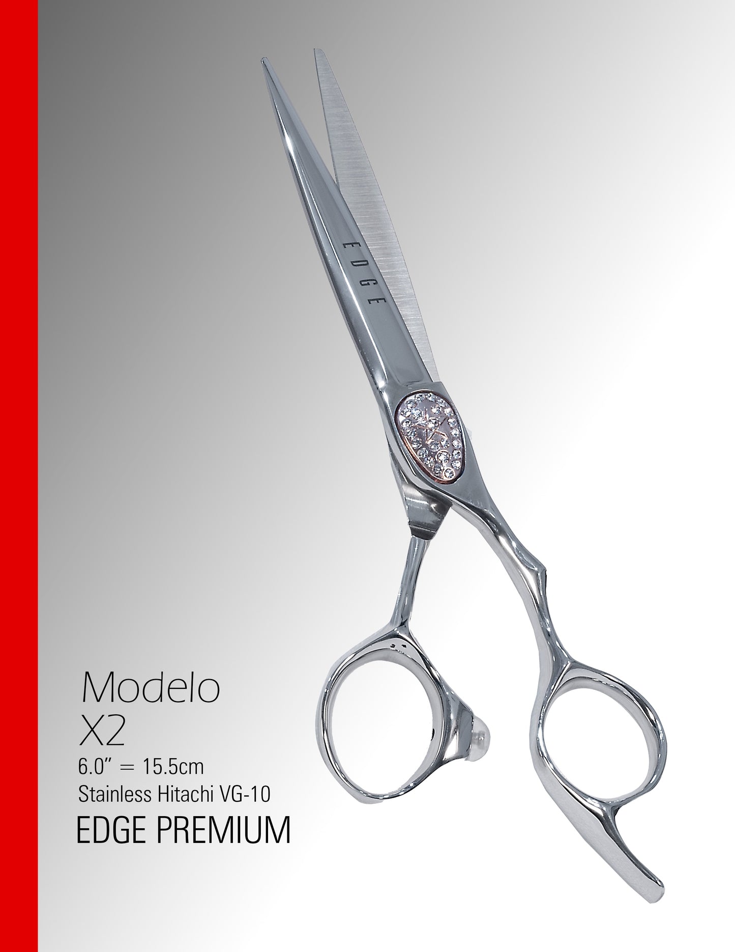 Tijera de Corte X2 Edge Premium DE 6.0"