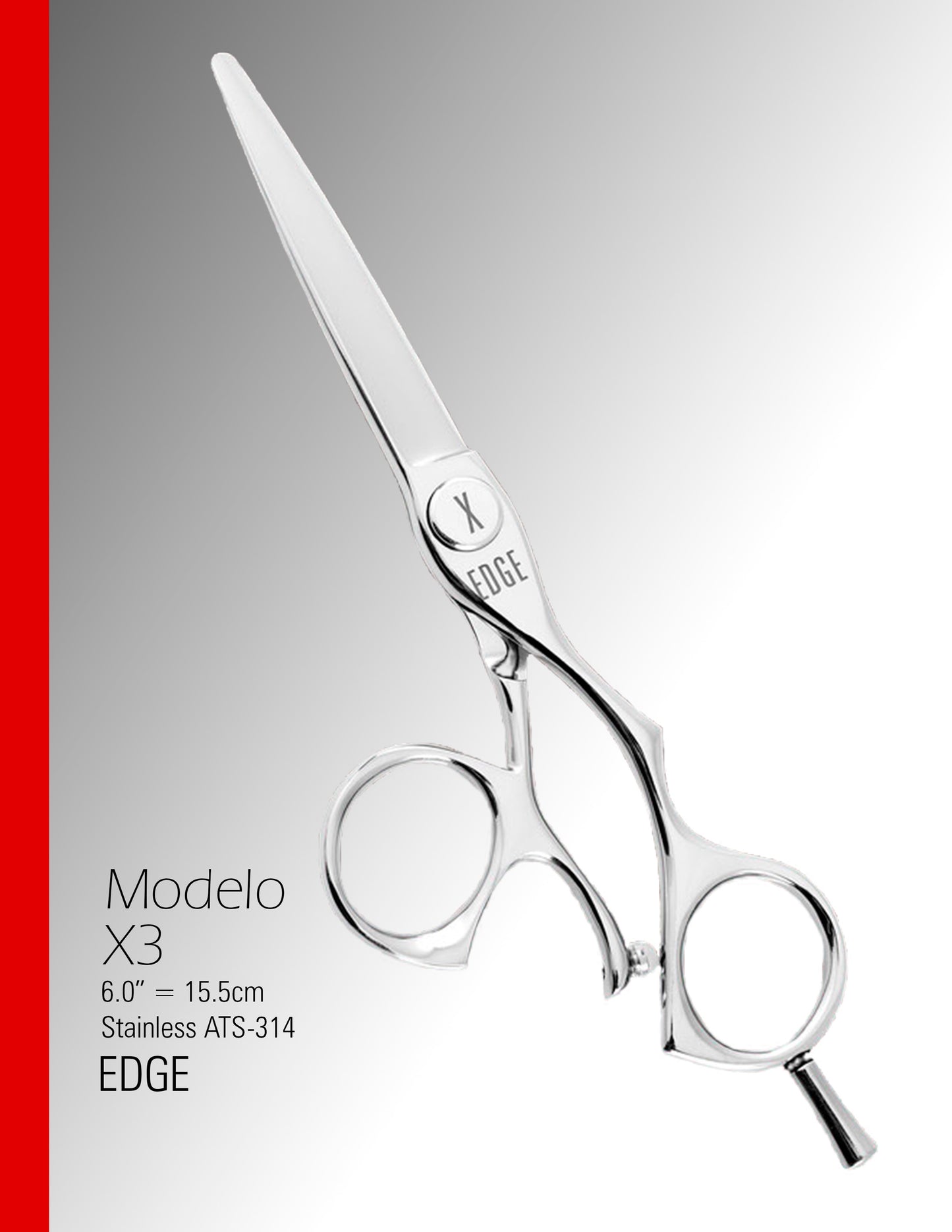 Tijera de Corte X3 Edge de 6.0"