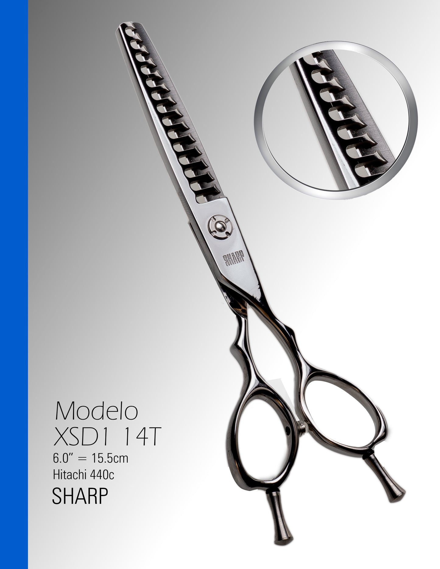 Tijera de Textura XSD1-14T Sharp de 6.0"