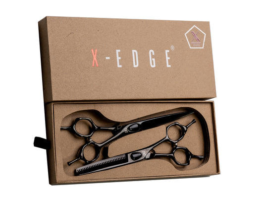 Set de 2 Tijeras XC10 Black Cut de 6" y 6,5"