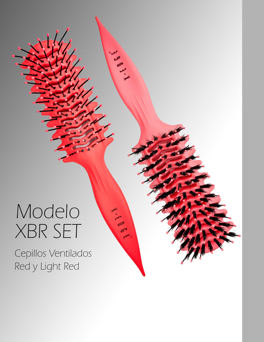 Set de 2 Cepillos Ventilados Red X-EDGE®
