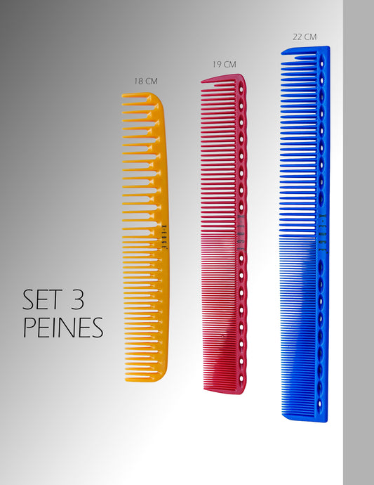 Set de tres peines X-EDGE®
